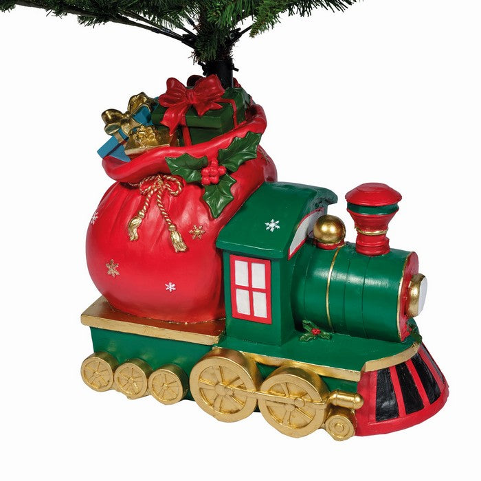 Supporto per albero di Natale treno con regali 56 cm