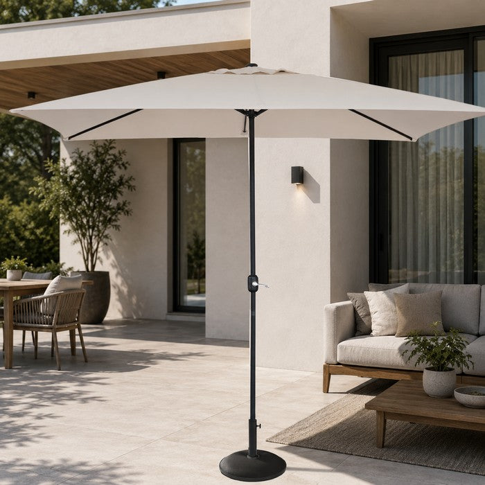Ombrellone rettangolare da giardino a palo centrale 200x300 cm - Square