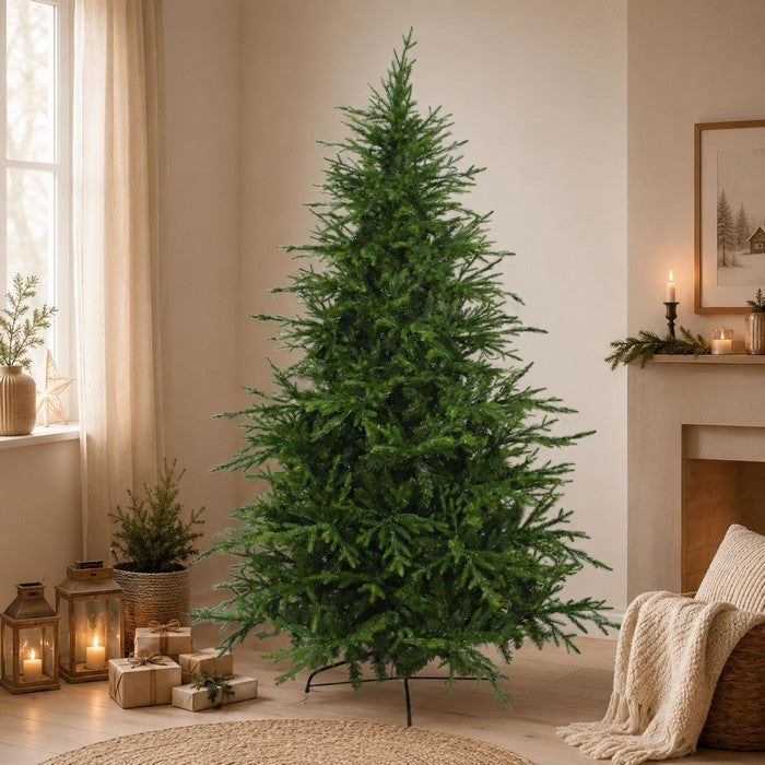 Albero di Natale verde in PE/PVC effetto realistico - Prestige