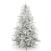 Albero di Natale innevato in PE/PVC effetto realistico - Prestige