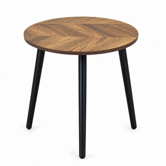 Tavolino tondo in legno e MDF - Eyko