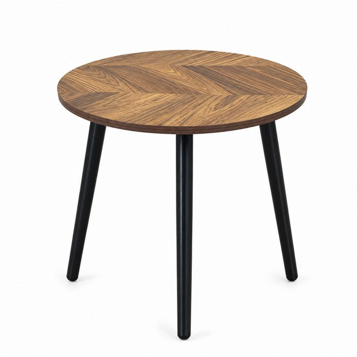 Tavolino tondo in legno e MDF - Eyko