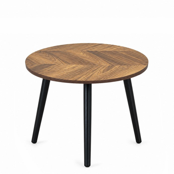 Tavolino tondo in legno e MDF - Eyko