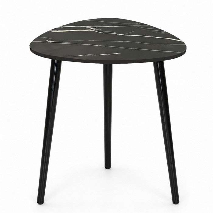 Tavolino trinangolare in legno e MDF - Tria