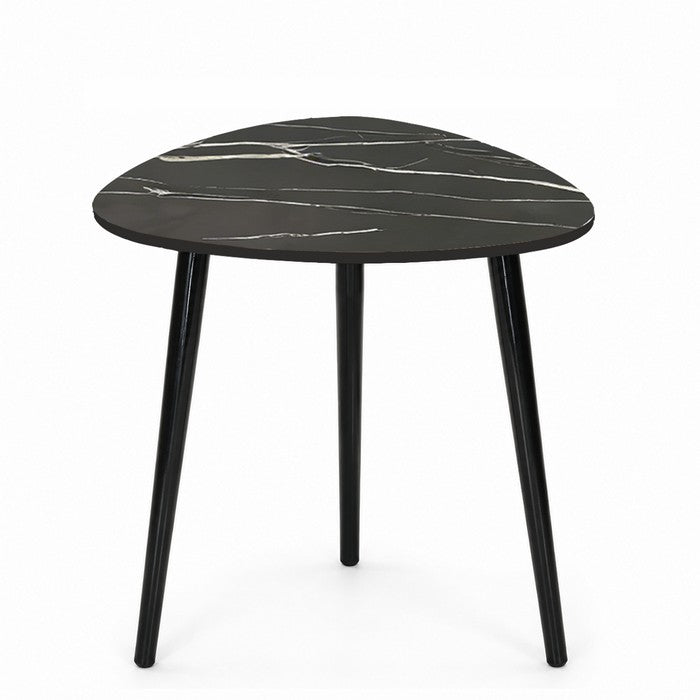Tavolino trinangolare in legno e MDF - Tria