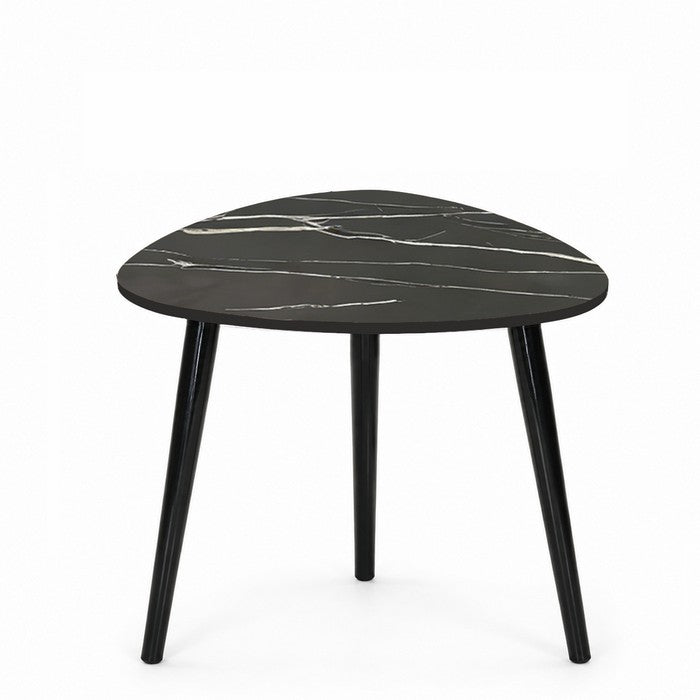 Tavolino trinangolare in legno e MDF - Tria