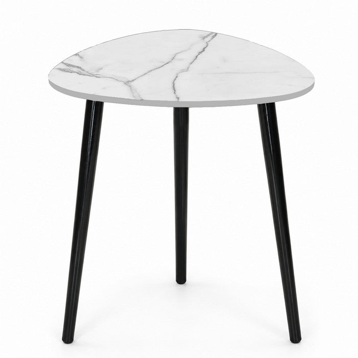 Tavolino trinangolare in legno e MDF - Tria