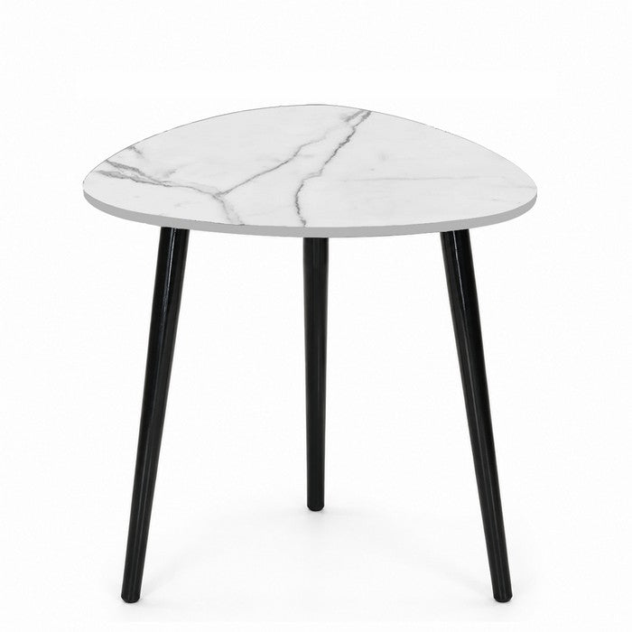 Tavolino trinangolare in legno e MDF - Tria