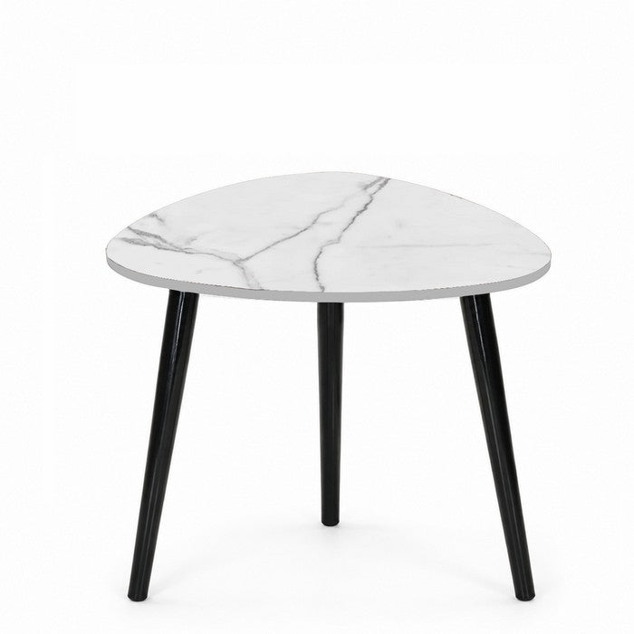 Tavolino trinangolare in legno e MDF - Tria