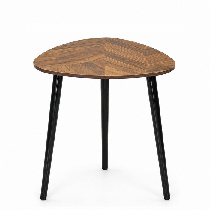 Tavolino trinangolare in legno e MDF - Tria
