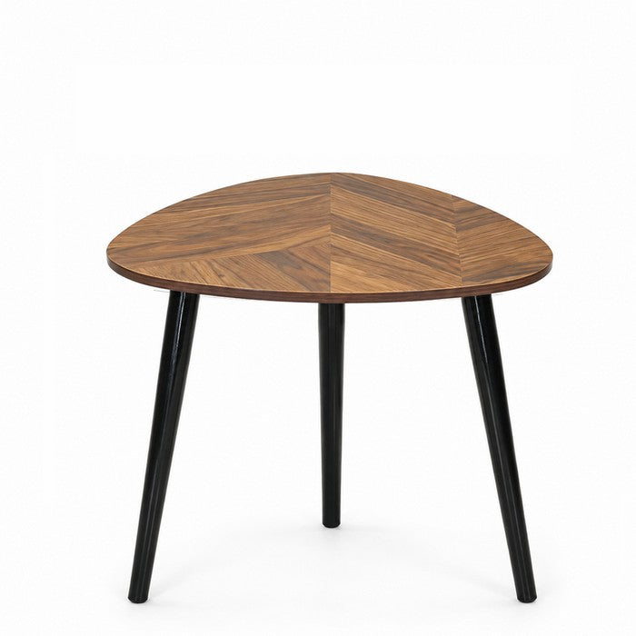 Tavolino trinangolare in legno e MDF - Tria