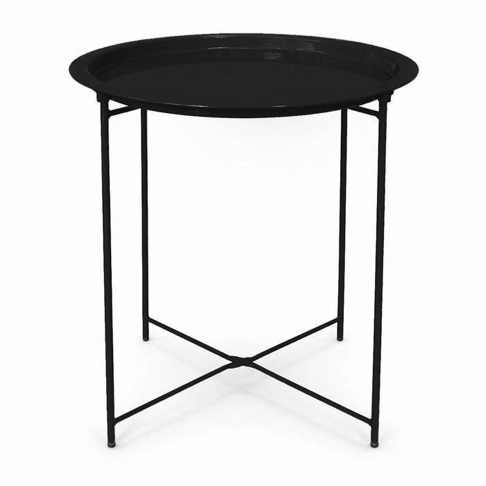 Tavolino tondo in metallo 47 cm - Oria