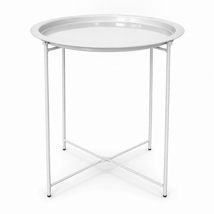 Tavolino tondo in metallo 47 cm - Oria