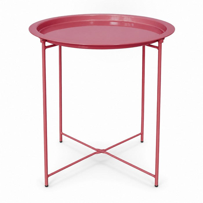 Tavolino tondo in metallo 47 cm - Oria