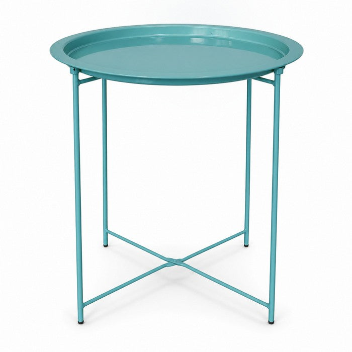 Tavolino tondo in metallo 47 cm - Oria