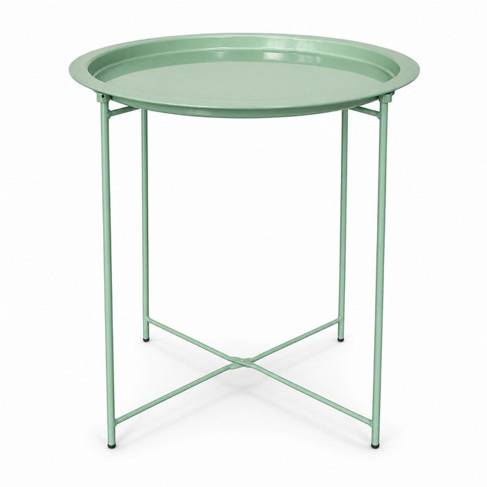 Tavolino tondo in metallo 47 cm - Oria
