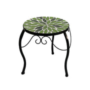 Supporto rotondo per piante 3 gambe con mosaico - Folia