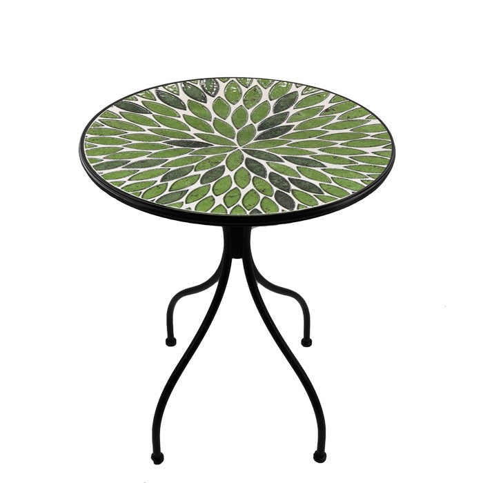 Set tavolo con sedie pieghevoli in metallo con mosaico - Folia