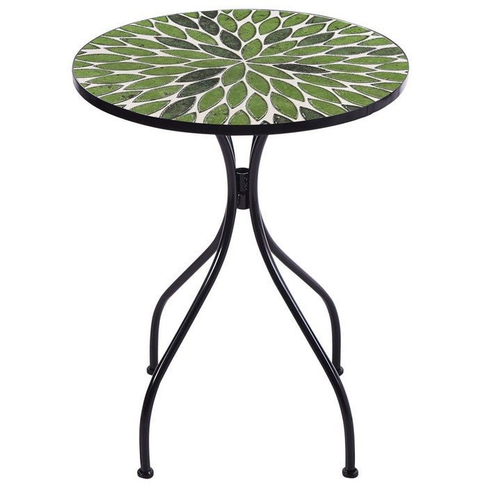 Set tavolo con sedie pieghevoli in metallo con mosaico - Folia