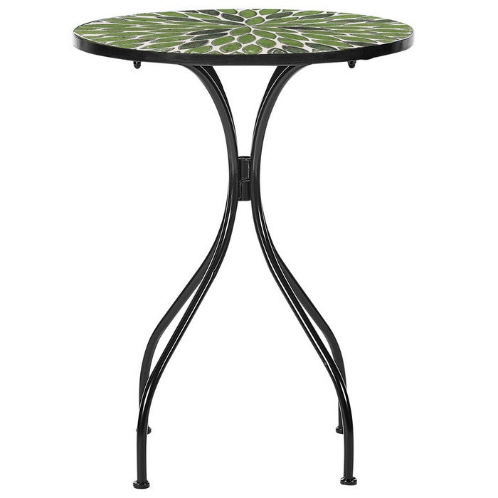 Set tavolo con sedie pieghevoli in metallo con mosaico - Folia