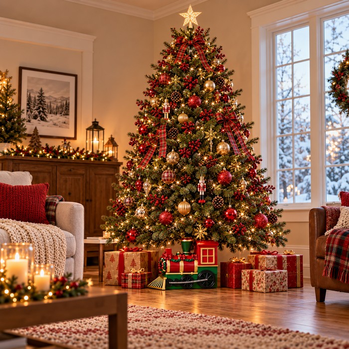 Base per Albero di Natale Trenino 53 cm - The Train