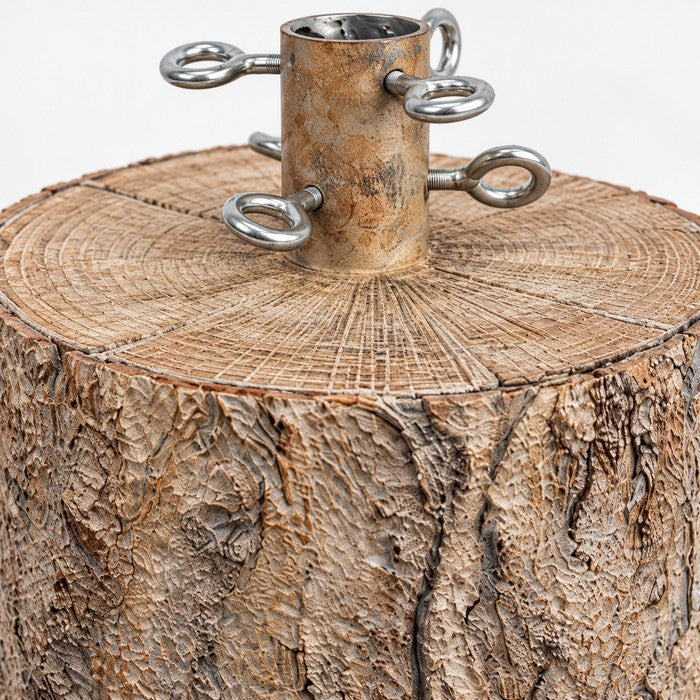 Base tronco effetto naturale per Albero di Natale - Tronco