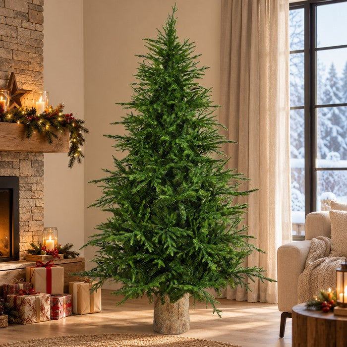 Base tronco effetto naturale per Albero di Natale - Tronco