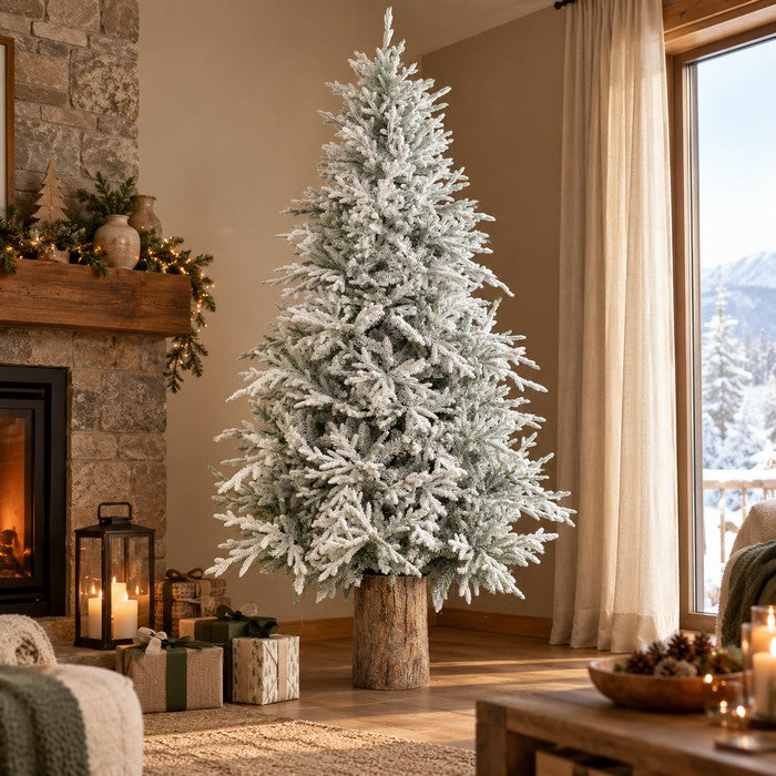 Base tronco effetto naturale per Albero di Natale - Tronco