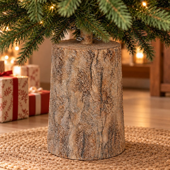Base tronco effetto naturale per Albero di Natale - Tronco
