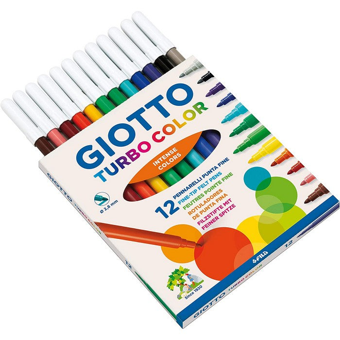 Giotto confezione da 12 pennarelli Turbocolor