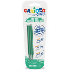 Carioca ricarica per biro cancellabili Oops - verde