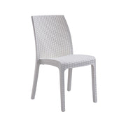 Sedia da giardino in polipropilene effetto rattan - Virginia