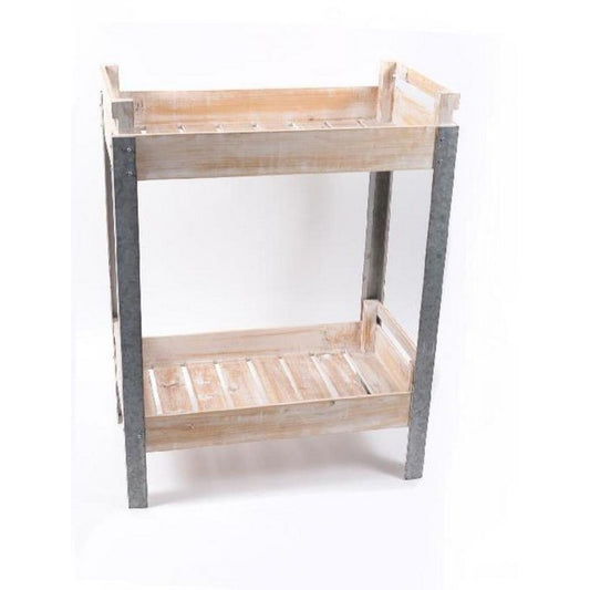 Tavolino in legno e metallo - MERCURY - 34266936967384