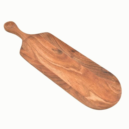 Tagliere vassoio da portata in legno con manico 50x15 cm - MERCURY - 