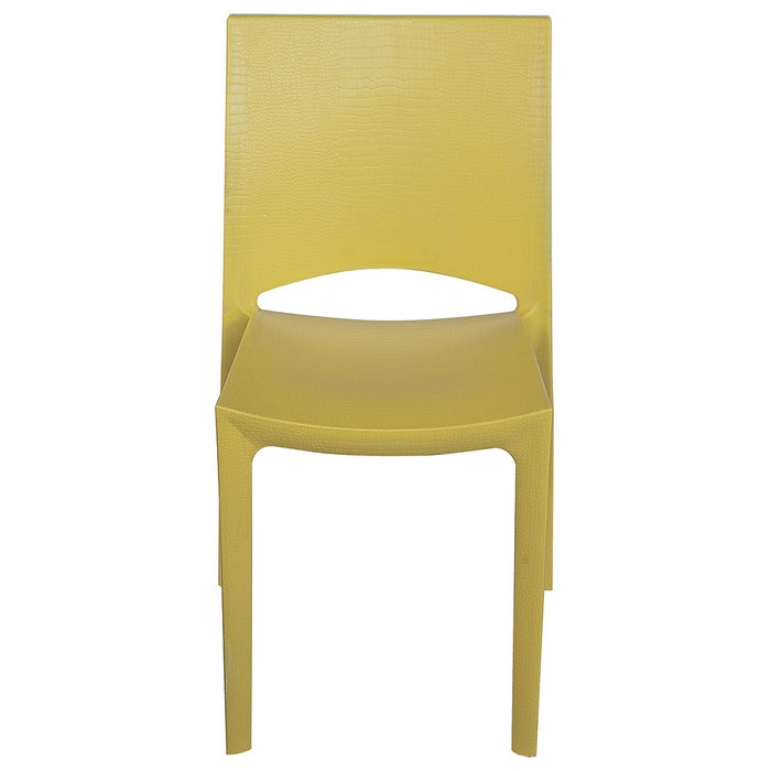 Sedia impilabile in polipropilene Cocco