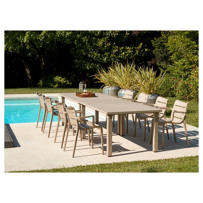 Tavolo da giardino in tecnopolimero 170x100 cm - Ercole