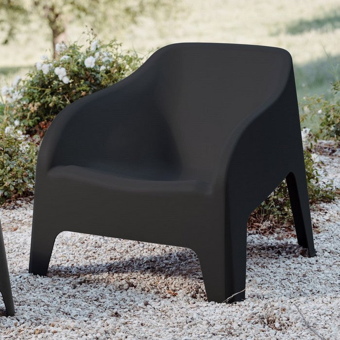 Poltrona impilabile da giardino in polipropilene - Petra