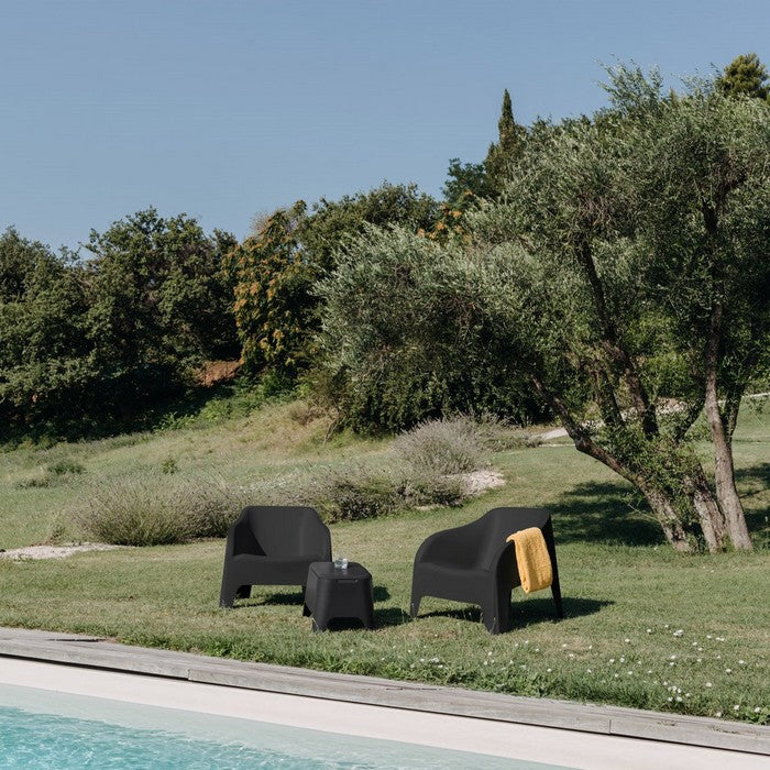 Poltrona impilabile da giardino in polipropilene - Petra