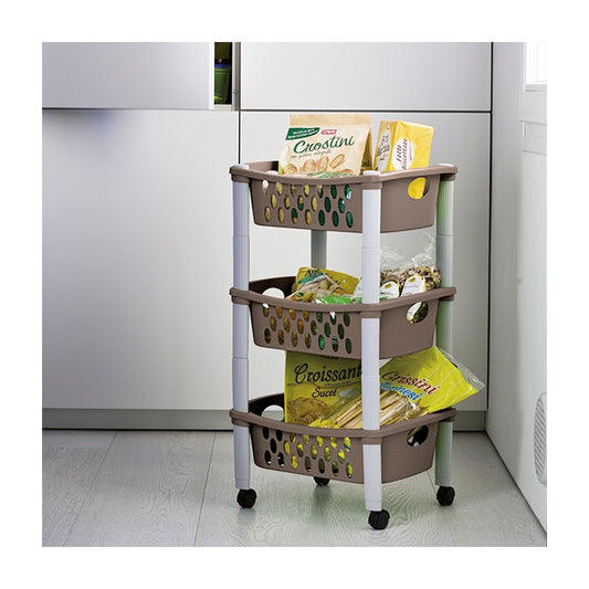 Carrello da cucina Otello a 3 piani - STEFANPLAST - 34276831232216