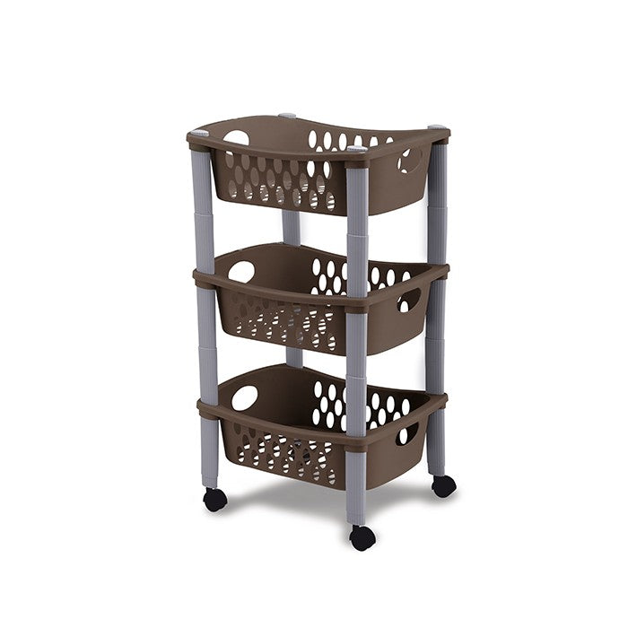 Carrello da cucina Otello a 3 piani - STEFANPLAST - 34276831920344