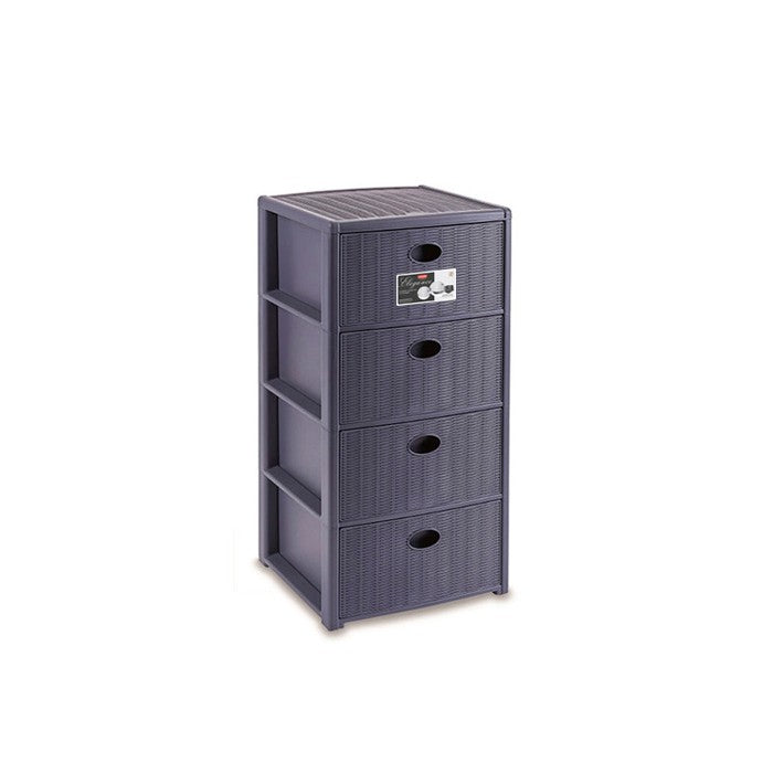 Cassettiera Elegance con 4 cassetti - STEFANPLAST - 34275557081304