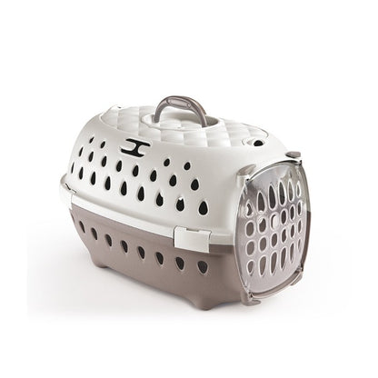 Trasportino Travel Chic tortora/pesca