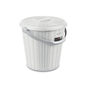 Pattumiera Elegance con coperchio 10 litri