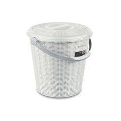 Pattumiera Elegance con coperchio 10 litri