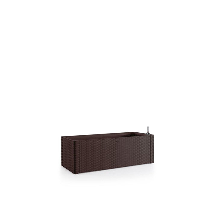 Fioriera rettangolare da giardino - Natural Deluxe - STEFANPLAST - 34272933019864