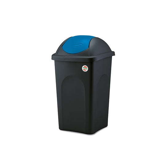 Basculina pattumiera portarifiuti Multipat 60 litri - blu - STEFANPLAST - 34275621568728