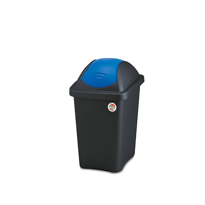 Pattumiera raccolta differenziata Bascula Silver 30 litri - STEFANPLAST - 34275622060248