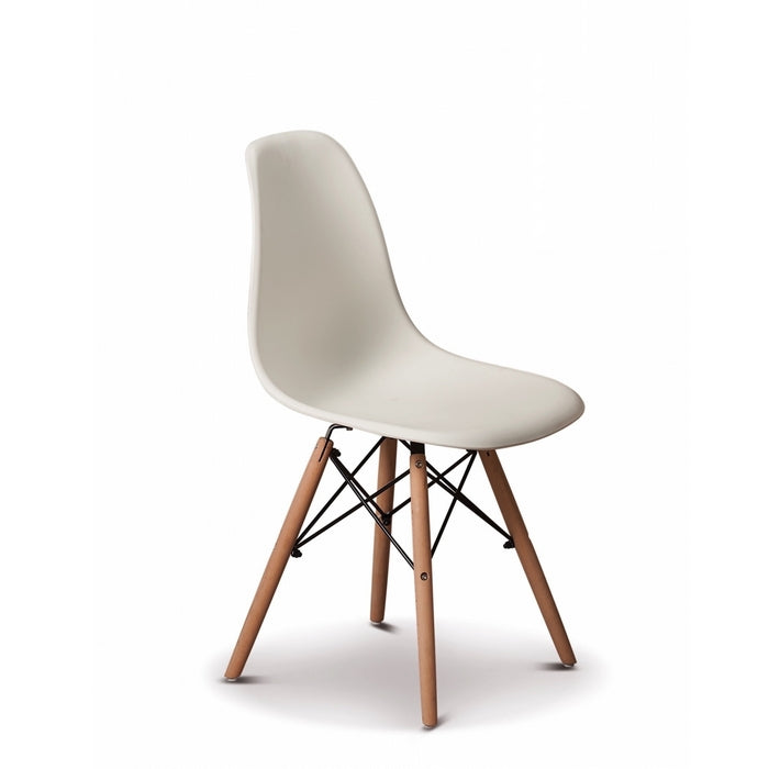 Sedia scandinava con gambe in legno - Turn