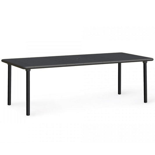 Tavolo da giardino con piano effetto legno e struttura in alluminio allungabile cm - Maestrale - NARDI SPA - 34273100202200
