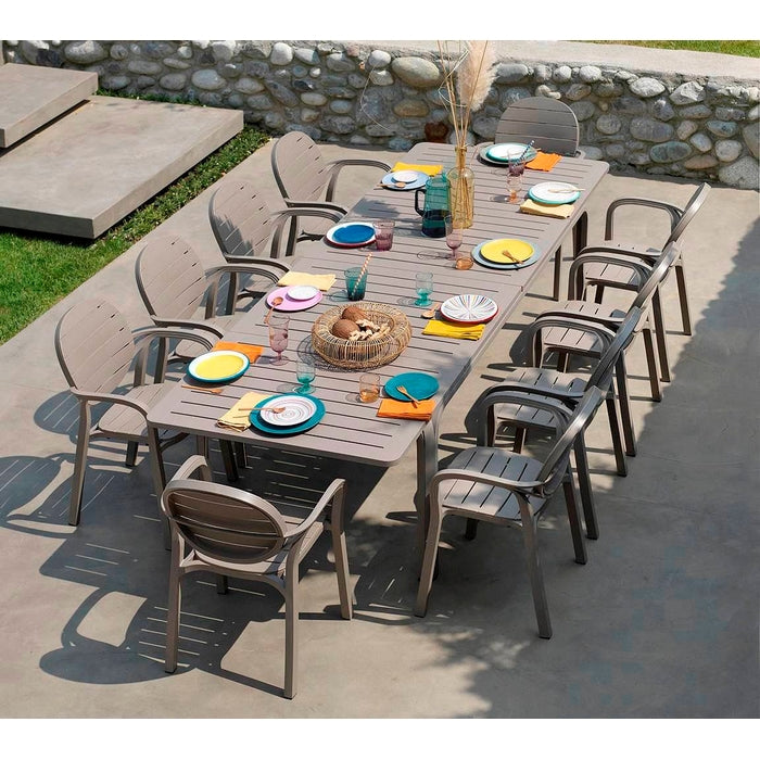 Tavolo da giardino con gambe in alluminio estensibile - Alloro - NARDI SPA - 34269940089048